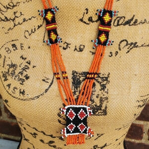 Vintage Seedbead necklace‎